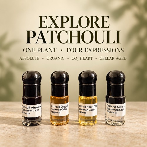 Patchouli oil collection - oil, 4x3ml